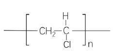  PVC的化學(xué)結(jié)構(gòu)式
