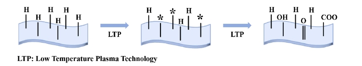 低溫等離子體處理nanoPE7薄膜表面親水機(jī)理